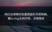 网红在傍晚时刻遭遇猛料浮想联翩，糖心vlog全网炸锅，详情围观