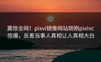 震惊全网！pixvi镜像网站刚刚pixivc惊爆，反差当事人真相让人真相大白